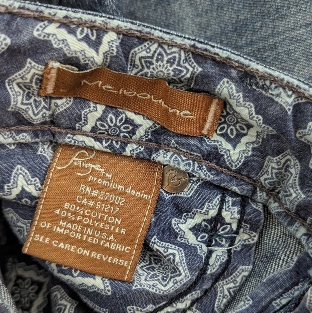Paige premium denim Jeans.Made in U.S.A. - Picture 6 of 14